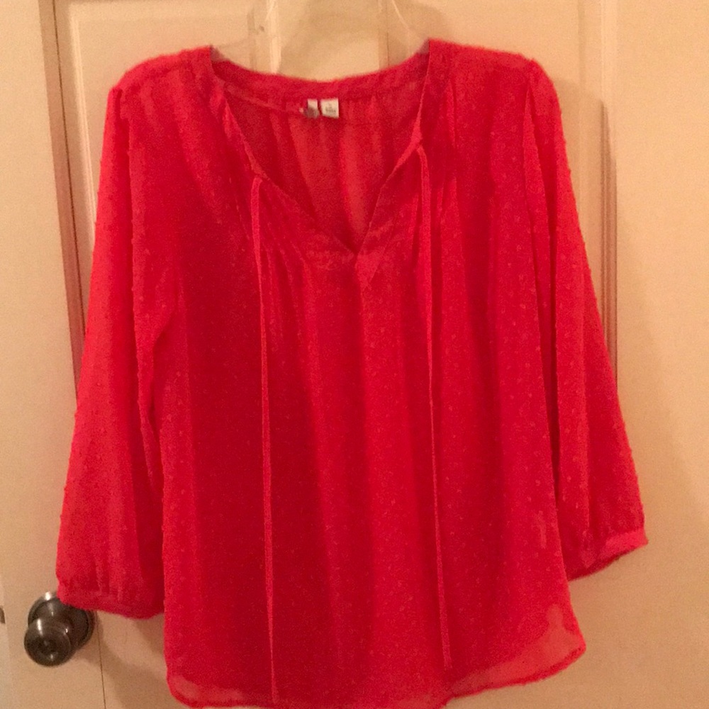 Pink Elle blouse size medium